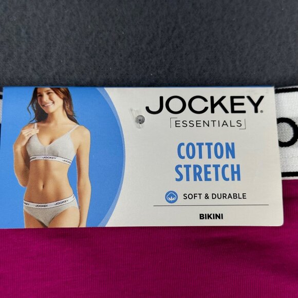 Jockey Women's Size  XL Panty Bikini Essentials Pink New With Tags - Picture 4 of 10